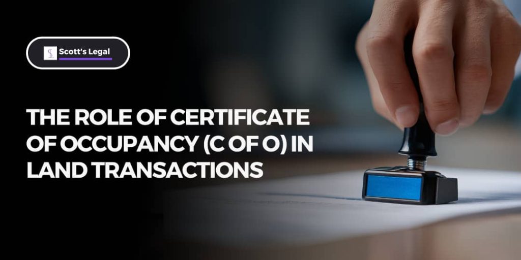 Certificate of Occupancy